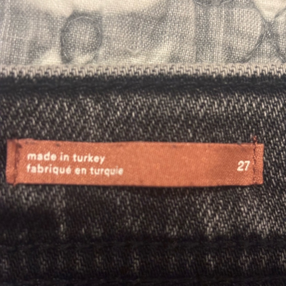 Anthropology Pilcro Slim Boyfriend Distressed Acid Wash Cropped Jeans - Picture 7 of 9